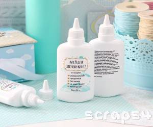 Клей для скрапбукинга, универсальный, полимерный, 100 мл, 90 гр