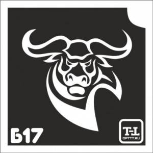 Трафарет Б17 БЫК