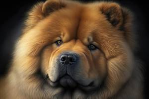 Крупный план собаки чау-чау