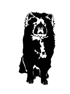 Трафареты Чау-Чау