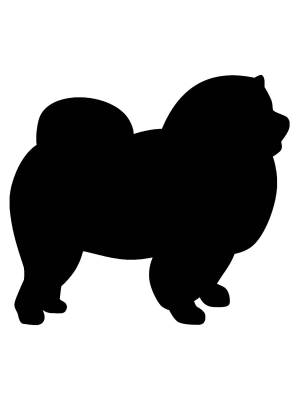Трафареты Чау-Чау