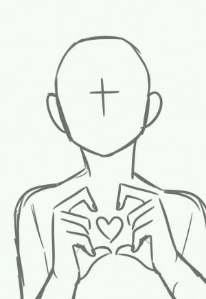 Шаблон для рисунка человека