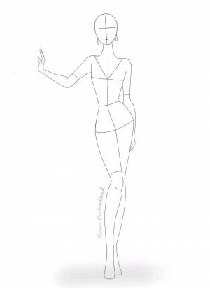 Шаблон фигура человека рисунок