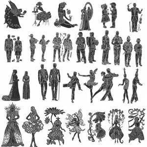 Мульти Человек Девушка Фея Королева металлические Вырубные трафареты для DIY скрапбукинг украшения тиснение поставщик ручной работы высечки 2019