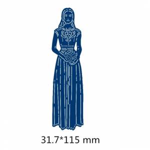 Невеста и Подружка невесты женщина человек фигура металлические трафареты для пресс-формы для скрапбукинга тиснение высечки карты делая новый 2019