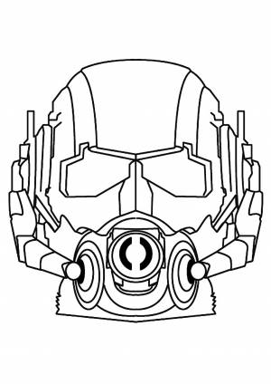 Раскраска человек муравей