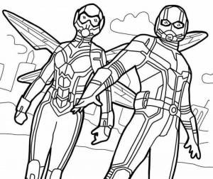 Раскраски Человек муравей