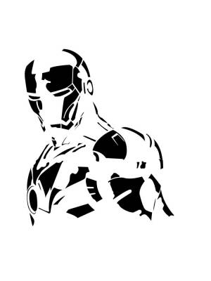 Трафареты Железного человека