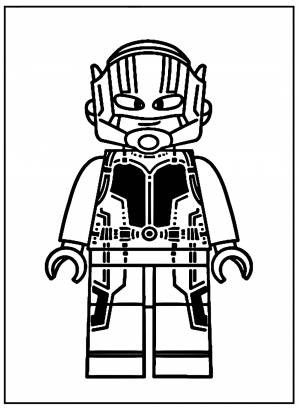 Рисунки человек муравей лего