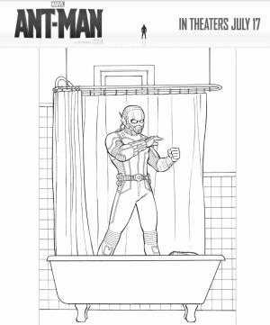 Раскраски Человек муравей