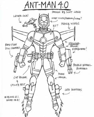 Раскраска человек муравей