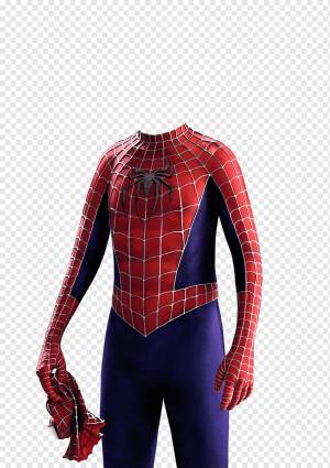 Иллюстрация Marvel Spider-Man костюм, Человек-паук Супергерой, костюм, герои, текстиль, фотомонтаж png