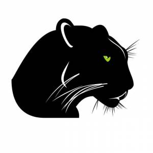 Черная пантера вектор изображение Royalty Free Stock SVG Vector and Clip Art