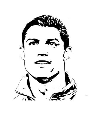 Трафареты Криштиану Роналду