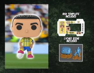 Файл STL КРИШТИАНУ РОНАЛДУ АЛЬ НАСР ФАНКО ПОП