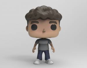 Файл STL КУДРЯВЫЙ МАЛЬЧИК FUNKO・Дизайн для загрузки и 3D-печати・Cults