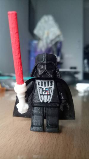 Файл 3D Lego Дарт Вейдер масштаб 1
