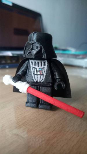 Файл 3D Lego Дарт Вейдер масштаб 1