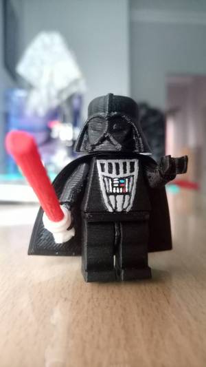 Файл 3D Lego Дарт Вейдер масштаб 1