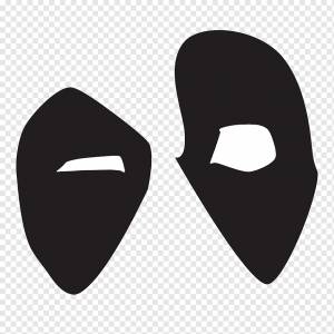 черно-белая иллюстрация, трафарет с изображением Дэдпула, наклейка, лицо, логотип, черный png