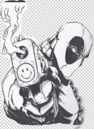 Наклейка на стену Deadpool Наклейка Поливинилхлорид, чимичанга, млекопитающее, супергерой, книга комиксов png