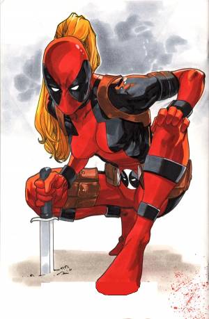 Бесплатный OBJ файл 3d модель леди дэдпул ・Шаблон для загрузки и 3D-печати・Cults