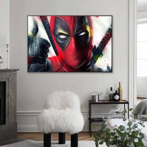 Настенный постер классического фильма «Дэдпул», печатный аниме-персонаж, танос, холщовая живопись, Современная Настенная картина для домашнего декора