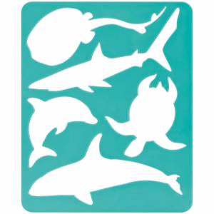 Трафарет для рисования Морские обитатели, европодвес
