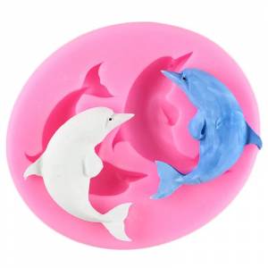 Сконовые формы Sugarcraft в виде морских животных, форма в виде дельфина для помадки, «сделай сам», инструменты для украшения тортов, форма для кексов, конфет, полимерной глины, шоколада