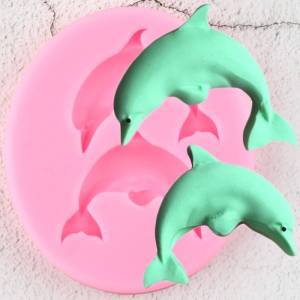 3D Дельфин сконовые формы море Животные Топпинг для кексов инструменты для украшения тортов из мастики шоколадные конфеты пресс-форма для мыла полимерной глины пресс-форм