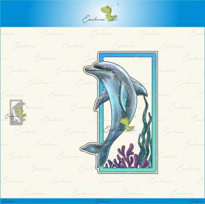 Металлические пресс-формы Entwined times-Dolphin 1, новинка 2021, формы «сделай сам» для скрапбукинга, изготовления бумаги, высечки, ремесла