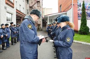 В псковском УФСИН прошел строевой смотр личного состава