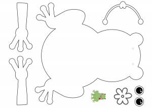 Аппликации-раскраски из бумаги Дикие животные