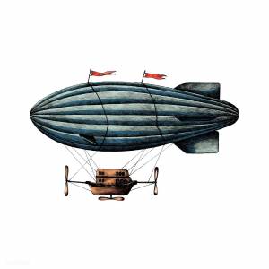 Дирижабль рисунок для детей