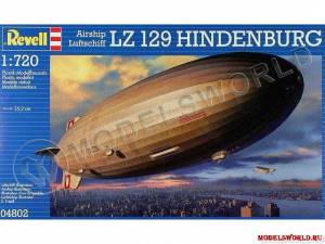 Склеиваемая пластиковая модель Дирижабль Luftschiff LZ-129 Hindenburg 1