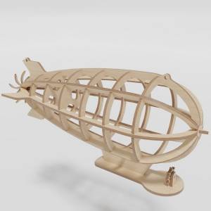 3D модель Лампа из фанеры