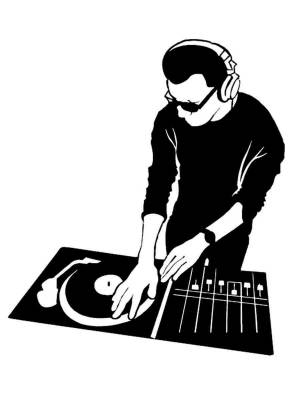 Трафареты Диджея