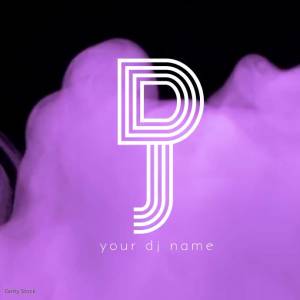 Шаблон Purple Smokey Modern DJ Logo Video