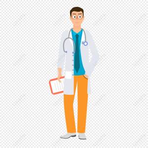 Мультяшный доктор декоративный материал узор изображение_Фото номер 401126228_AI Формат изображения_ru