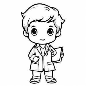 Врач как раскраска Антистрессовые раскраски и шаблоны для детей  !