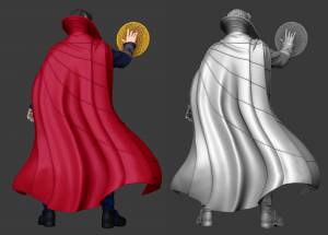 Доктор стрэндж бесконечная война все тиснено для 3d-формы 3D Модель $120
