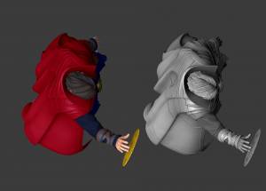 Доктор стрэндж бесконечная война все тиснено для 3d-формы 3D Модель $120