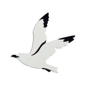 Чайка трафарет