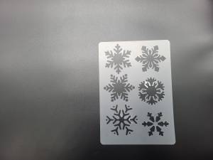 Трафарет новогодний, 3 шт