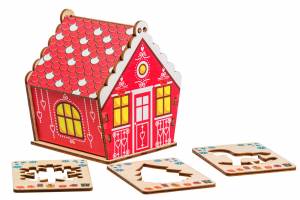 Трафареты в домике Зима