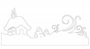 Вытынанки к Новому году