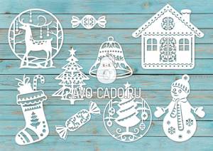 Вытынанки на окна новый год 2022   шаблоны