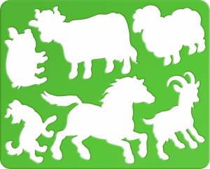 Трафарет шаблонный Луч Домашние животные