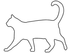 Шаблон для вырезания из бумаги  животные 4226