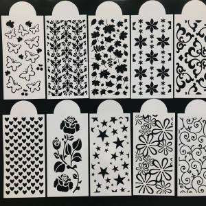 12 листов Slimline трафареты для домашних животных раскраска для скрапбукинга тиснильный альбом ручная работа карта домашний торт декоративный шаблон трафареты